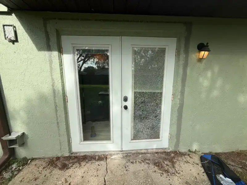 Sliding Door Installation before